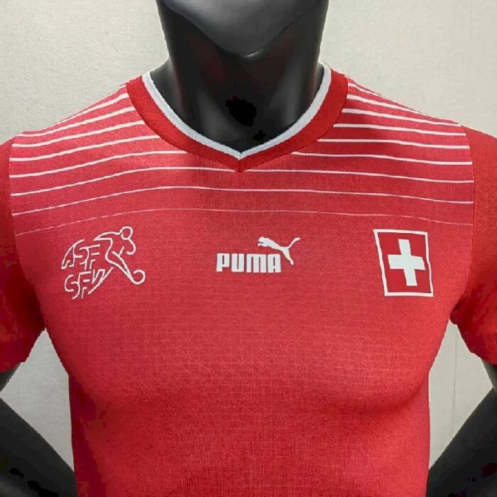 Mens Switzerland 2022 Home Jersey Player Version 3
