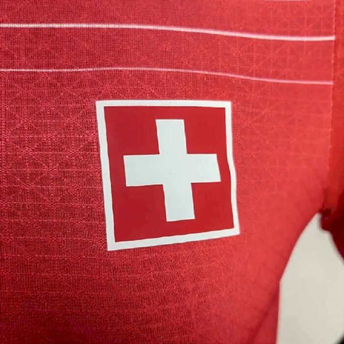 Mens Switzerland 2022 Home Jersey Player Version 6