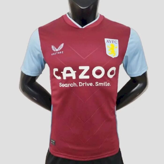 Mens Aston Villa 2022/23 Home Jersey Player Version 2