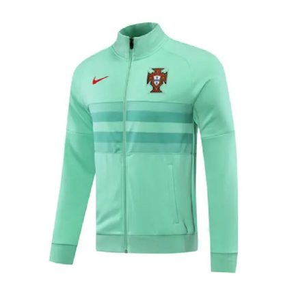 Mens Portugal 2020 Green Tranining Jacket Jersey Player Version 1