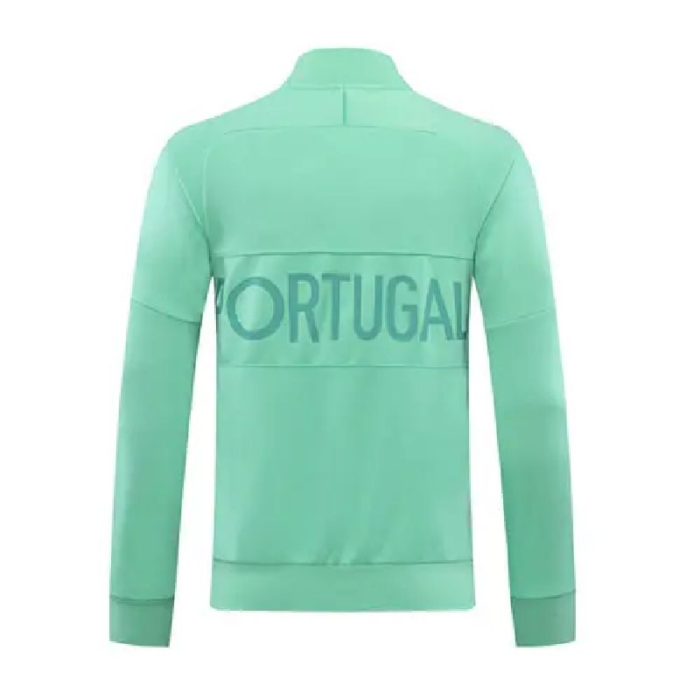 Mens Portugal 2020 Green Tranining Jacket Jersey Player Version 2
