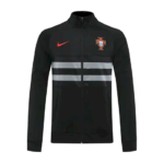 Mens Portugal 2020 Black Tranining Jacket Jersey Player Version
