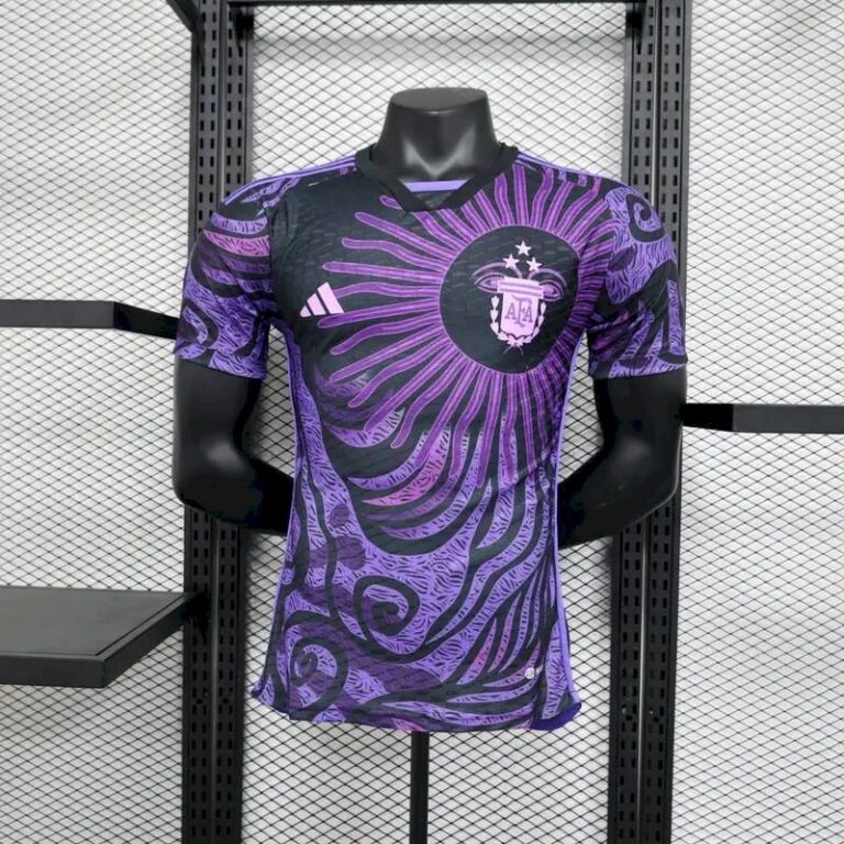 Mens Argentina 2023/24 Jersey Player Version Purple