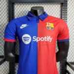 Mens Barcelona 2023/24 Blue Classic Jersey Player Version 1