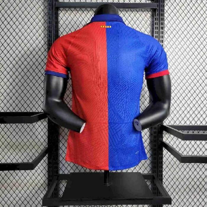 Mens Barcelona 2023/24 Blue Classic Jersey Player Version 8