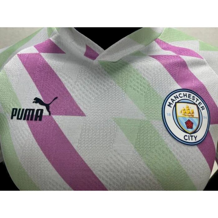 Mens Manchester City 2023/24 Pre-Match Jersey Player Version 5