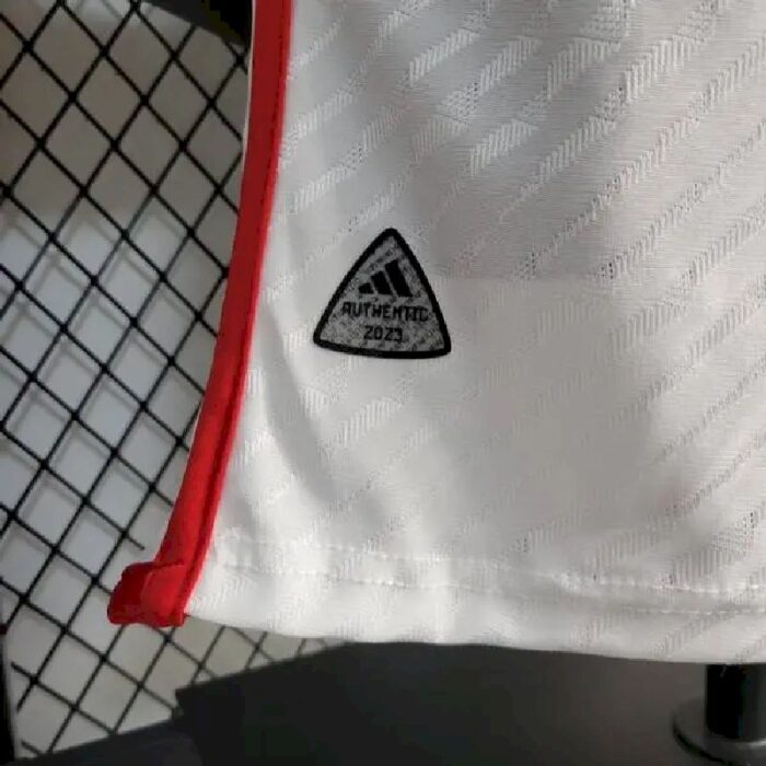 Mens Bayern Munich 2023/24 White Jersey Player Version 7