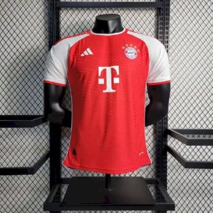 Mens Bayern Munich 2023/24 Red Jersey Player Version