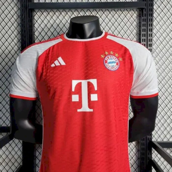 Mens Bayern Munich 2023/24 Red Jersey Player Version 1