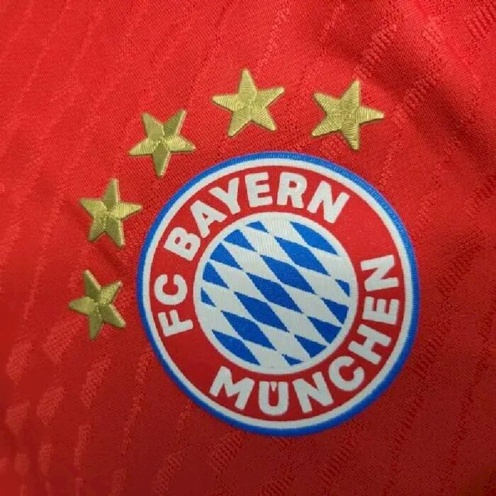 Mens Bayern Munich 2023/24 Red Jersey Player Version 4