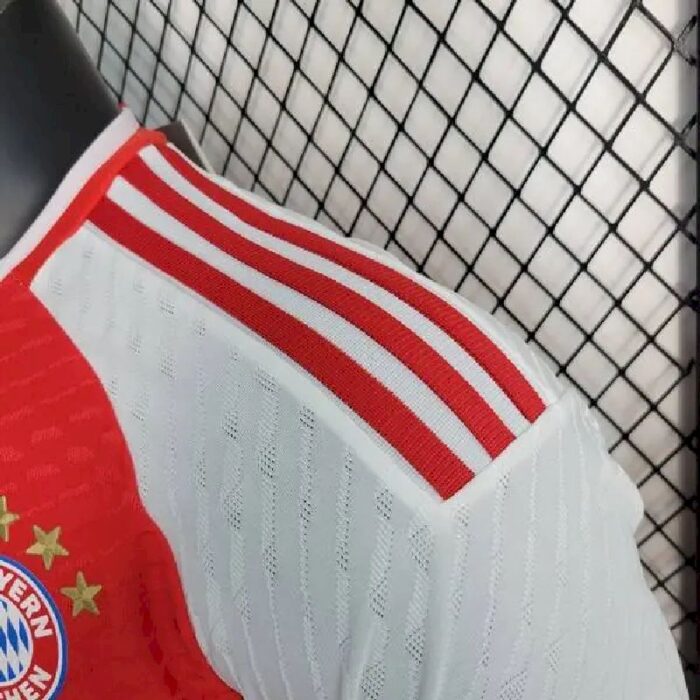 Mens Bayern Munich 2023/24 Red Jersey Player Version 5