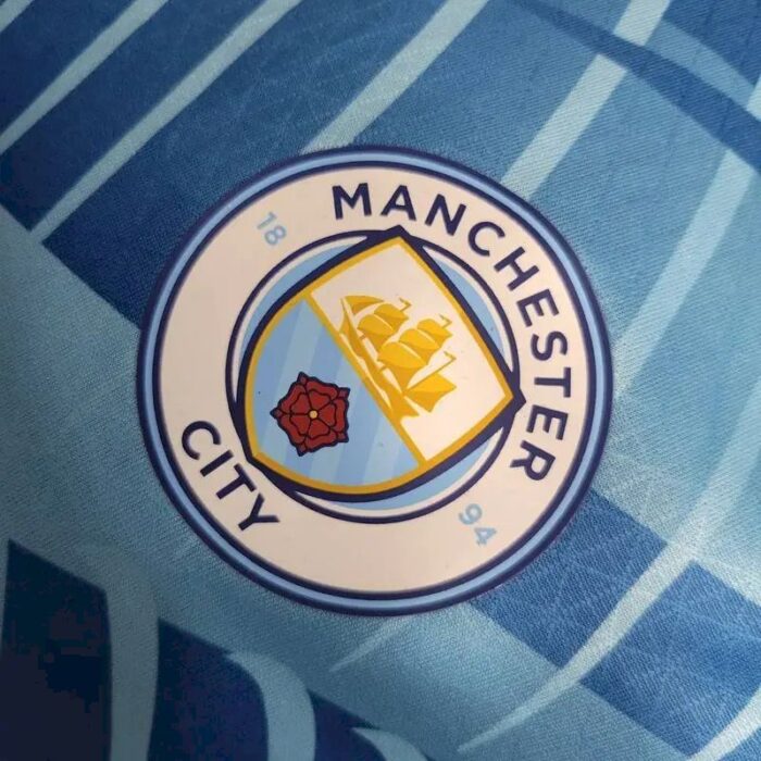 Mens Manchester City 2023/24 Pre-Match Jersey Player Version 2
