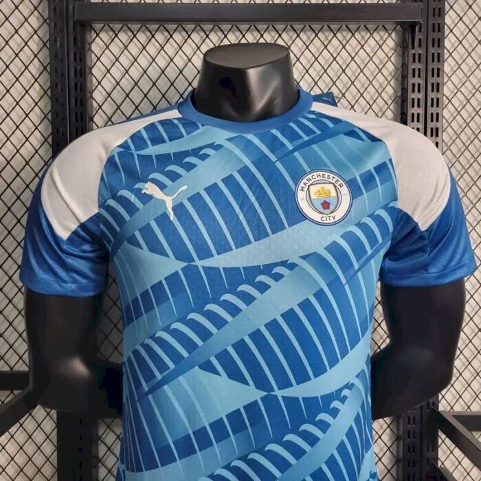 Mens Manchester City 2023/24 Pre-Match Jersey Player Version 1