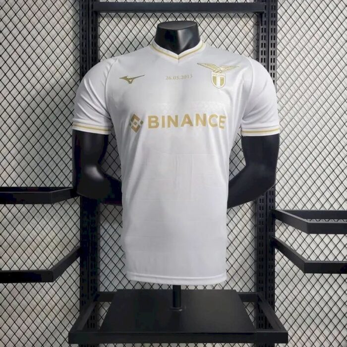 Mens S.S. Lazio 2023/24 10th Anniversary Edition Jersey Player Version White 4