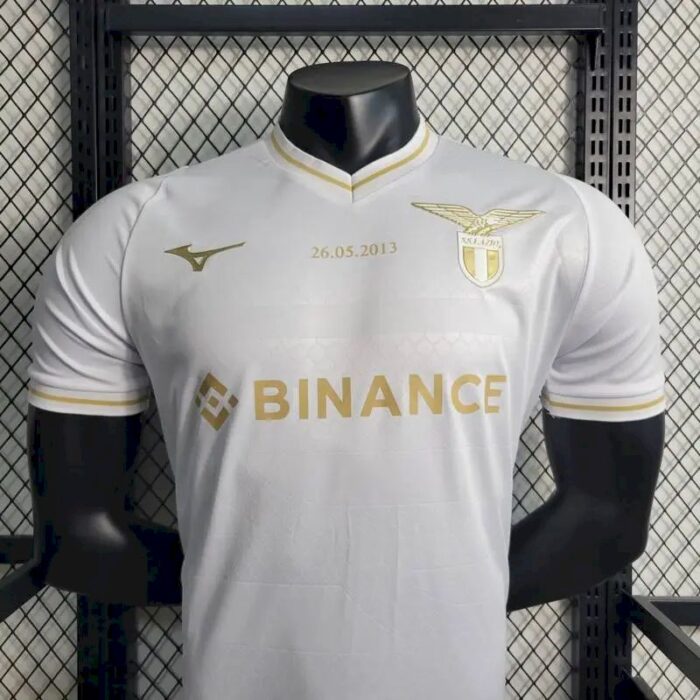 Mens S.S. Lazio 2023/24 10th Anniversary Edition Jersey Player Version White 1