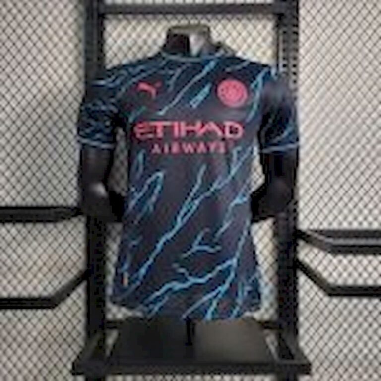 Mens Manchester City 2023/24 Third Jersey Player Version