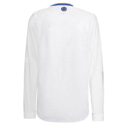 Mens Real Madrid 2021/22 Home Long Sleeve Jersey Player Version 1