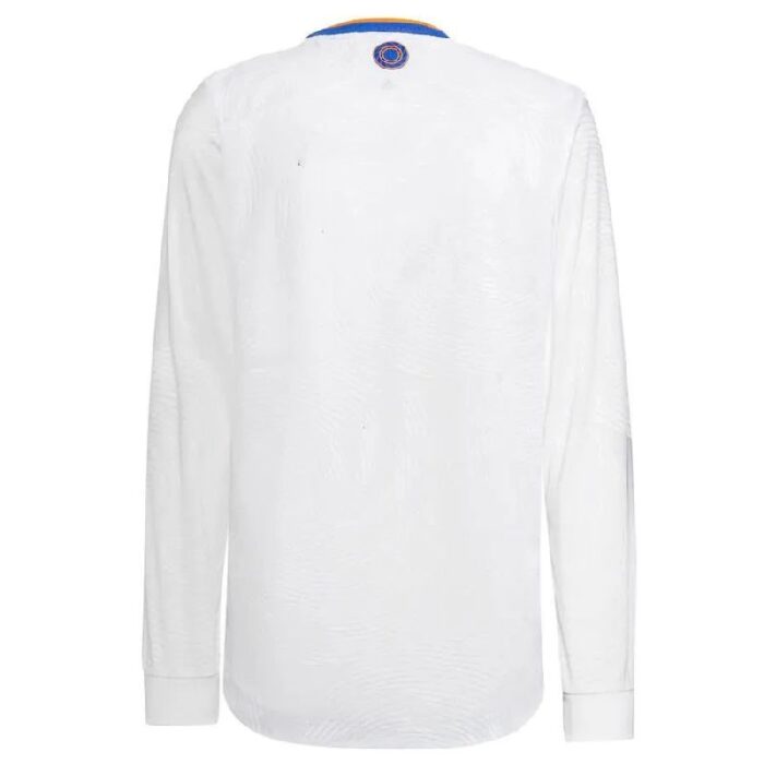Mens Real Madrid 2021/22 Home Long Sleeve Jersey Player Version 1