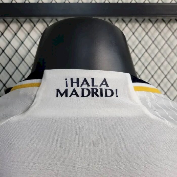 Mens Real Madrid 2023/24 Home Long Sleeve Jersey Player Version 6