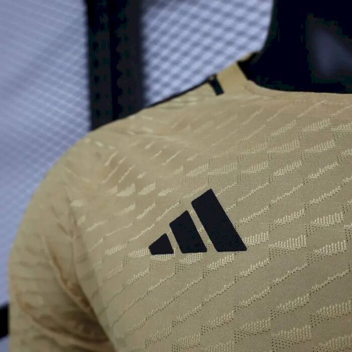 Mens Real Madrid 2023/24 Jersey Player Version Yellow 5