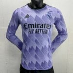 Mens Real Madrid 2022/23 Away Long Sleeve Jersey Player Version