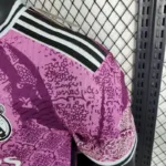 Mens Real Madrid 2023/24 Pink Jersey Player Version 5