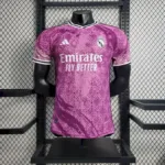 Mens Real Madrid 2023/24 Pink Jersey Player Version 6