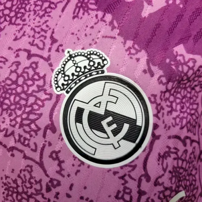 Mens Real Madrid 2023/24 Pink Jersey Player Version 10