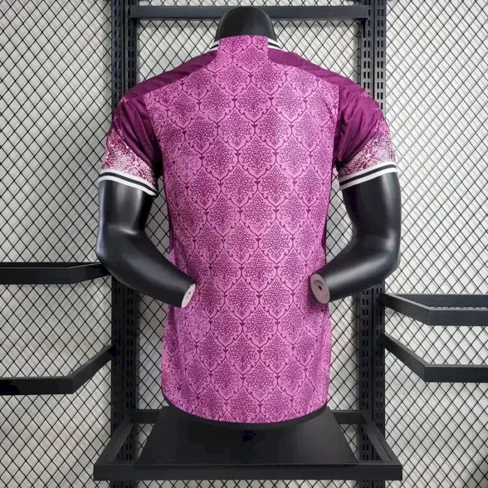 Mens Real Madrid 2023/24 Pink Jersey Player Version 11