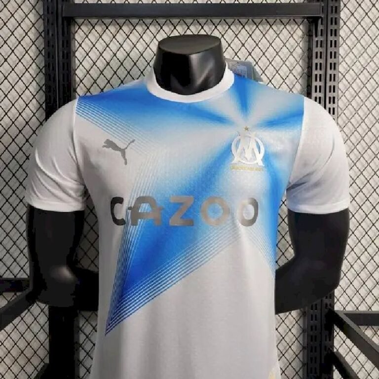 Mens Olympique Marseille 2023/24 30th Anniversary Edition Jersey Player Version 1