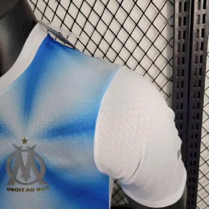 Mens Olympique Marseille 2023/24 30th Anniversary Edition Jersey Player Version 3