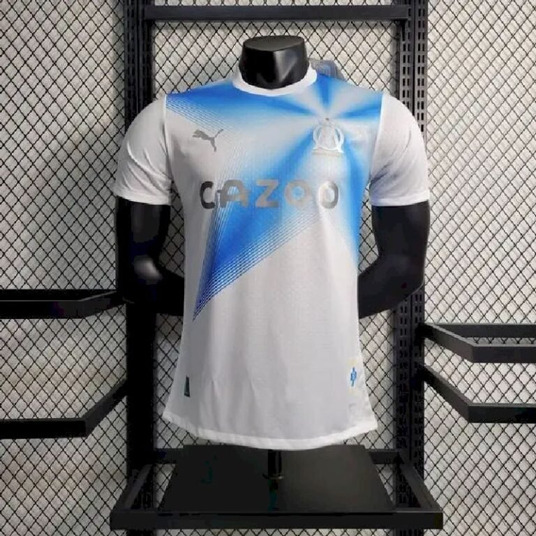 Mens Olympique Marseille 2023/24 30th Anniversary Edition Jersey Player Version