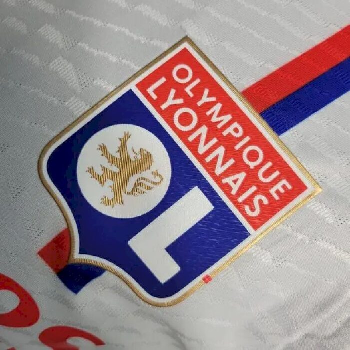 Mens Olympique Lyonnais 2023/24 Home Jersey Player Version 5