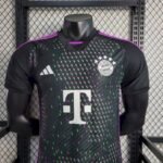 Mens Bayern Munich 2023/24 Black Jersey Player Version 1