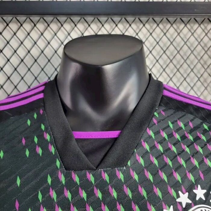 Mens Bayern Munich 2023/24 Black Jersey Player Version 8