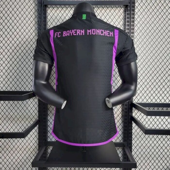 Mens Bayern Munich 2023/24 Black Jersey Player Version 2