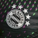 Mens Bayern Munich 2023/24 Black Jersey Player Version 7