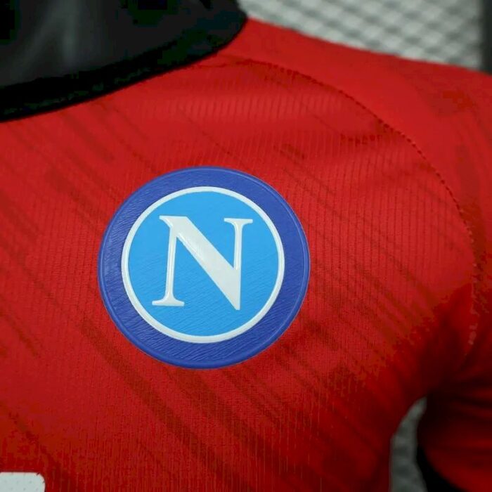 Mens Napoli 2023/24 Champion Edition Jersey Player Version Red 8
