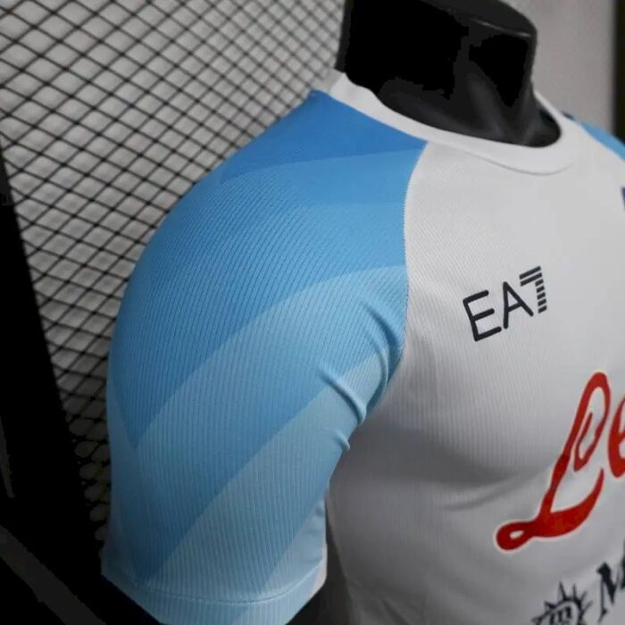Mens Napoli 2023/24 Champion Edition Jersey Player Version White 3
