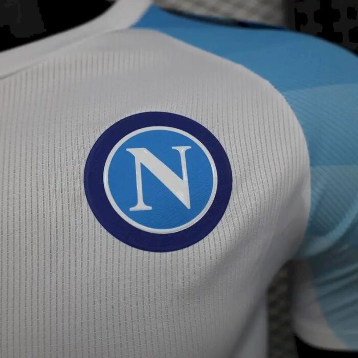 Mens Napoli 2023/24 Champion Edition Jersey Player Version White 6