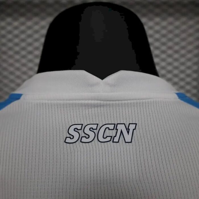 Mens Napoli 2023/24 Champion Edition Jersey Player Version White 3