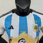 Mens Argentina 2023/24 Messi Champion Edition Jersey Player Version 1