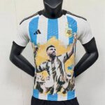 Mens Argentina 2023/24 Messi Champion Edition Jersey Player Version