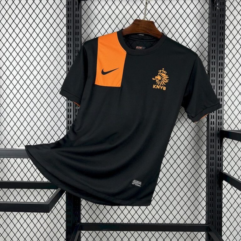 Retro Netherlands 2012 Away Jersey 8