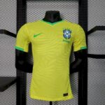 Mens Brazil 2023/24 Home Jersey Player Version