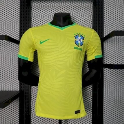 Mens Brazil 2023/24 Home Jersey Player Version