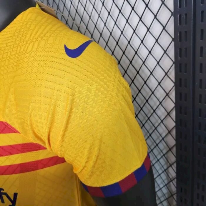 Mens Barcelona 2023/24 Fourth Jersey Player Version 3