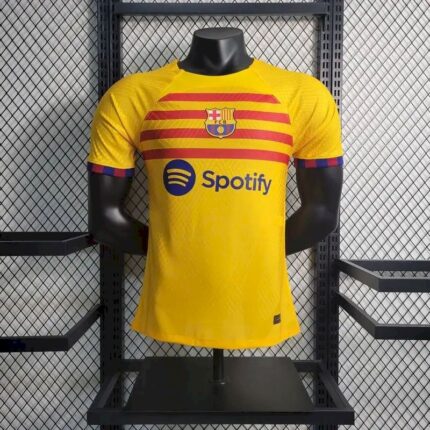 Mens Barcelona 2023/24 Fourth Jersey Player Version