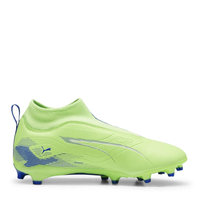 Puma Ultra Junior Firm Ground Football Boots – Green/Wht/Blue - Image 4