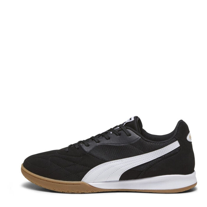 Puma Top Indoor Football Boots – Black/White – view 2